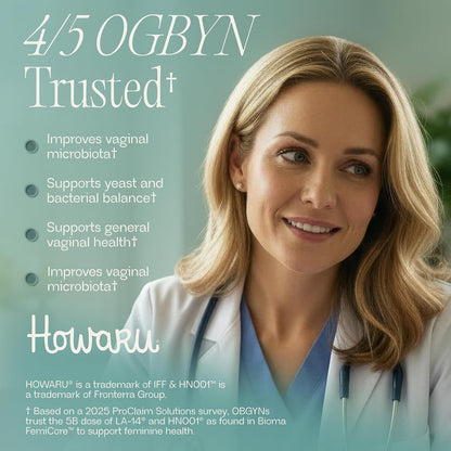BIOMA Feminine Health Synbiotic - Women's Health Supplement for Healthy Vaginal pH, Urinary Tract & Digestive Support - with Probiotics, Cranberry & Tributyrin - 60 Capsules (30-Day Supply)