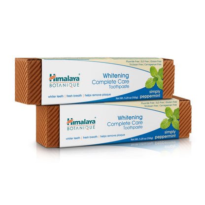 Himalaya Botanique Whitening Complete Care Toothpaste Mint, 5.29 oz, 2 Pack