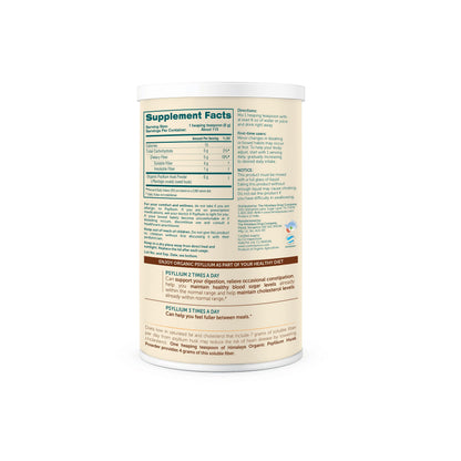Himalaya Organic Psyllium Whole Husk Fiber Supplement,Unflavored,12 oz