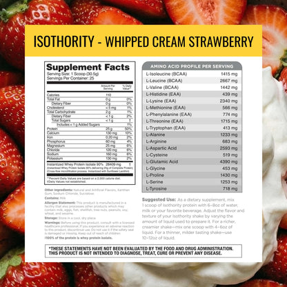 Nutrithority - Isothority (Caramel Coconut Cookie) (25 Servings)