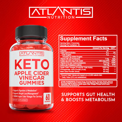 Keto ACV Gummies for Weight Loss - Apple Cider Vinegar Keto ACV Gummies Formulated