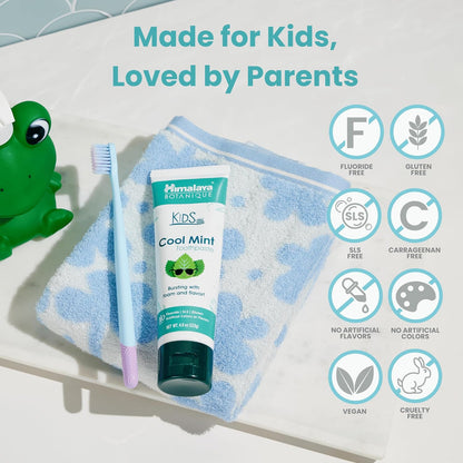 Himalaya Botanique Kids Toothpaste, Cool Mint, 4 Oz, 1 Pack