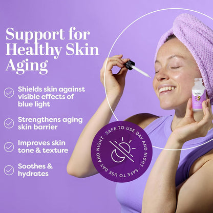 TruSkin Bakuchiol Face Serum, Gentle Retinol Alternative, 1 fl oz | With Snow Algae and Lingonberry stem cells to visibly smooth wrinkles and support healthy-looking, firmer skin