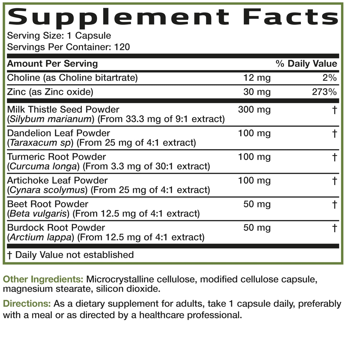 Bronson Liver Detox Advanced Detox & Cleansing Formula 60 Capsules | Liver Health Support with Milk Thistle, Dandelion Extract, Turmeric, Artichoke Leaf & Beet Root, Non-GMO, Soy-Free
