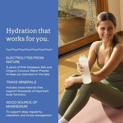 GoodOnya Organic Hydration Electrolyte Drink Mix, Certified Organic Hydration Powder, Non-GMO, Biochecked Glyphosate Free, Low Sugar, Lemonade Flavor, No Artificial Flavors, 42 Servings
