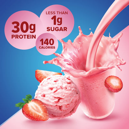 Pure Protein Strawberry Protein Shake, 30g Complete Protein, Ready to Drink and Keto