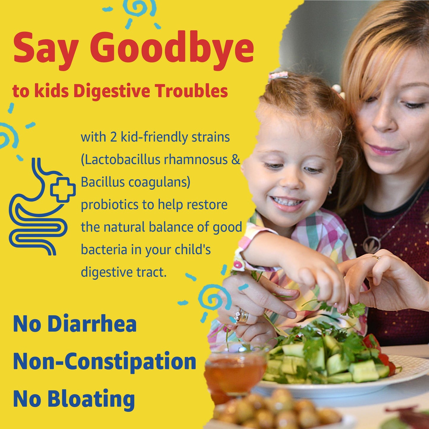 Kids Multivitamin Gummies with Iron, Sugar Free, Kids Daily Vitamins + Probiotics, Algae Omega 3 (EPA/DHA), A, C, D, Methyl B12, Folate, B6, Zinc, Biotin, for Healthy Growth, Immune Support, 60 Count