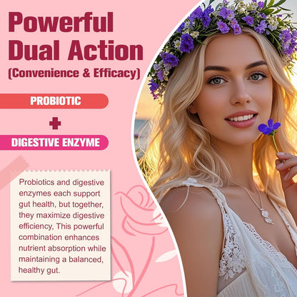 Totaria Probiotics for Women, 120 Billion Women Probiotic, with Akkermansia, Digestive Enzymes & Prebiotics, Cranberry, D-Mannose, for Gut, Vaginal, Urinary, Immune, PH Balance, 120 Vegan Capules
