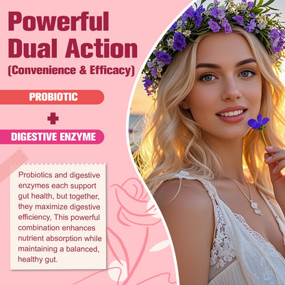 Totaria Probiotics for Women, 120 Billion Women Probiotic, with Akkermansia, Digestive Enzymes & Prebiotics, Cranberry, D-Mannose, for Gut, Vaginal, Urinary, Immune, PH Balance, 120 Vegan Capules
