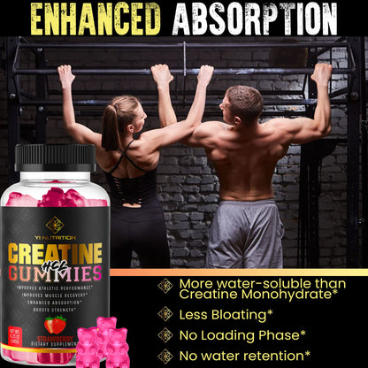 Yi Nutrition Creatine HCL Gummy - World's First Pre-Workout Creatine HCL Gummies!