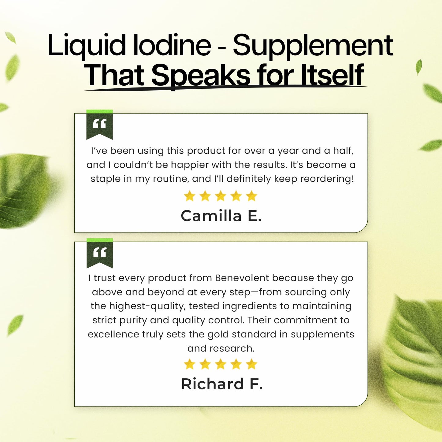 Liquid Iodine Drops – 1300 Servings Potassium Iodide for Thyroid, Metabolism & Detox Support – 2X Absorption – 3 Year Supply – USA Made, Gluten Free, Vegan – 2 Fl Oz