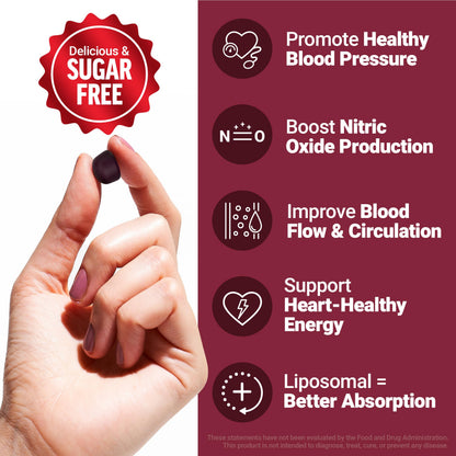 Force Factor Total Beets Blood Pressure Support Nitric Oxide Supplement