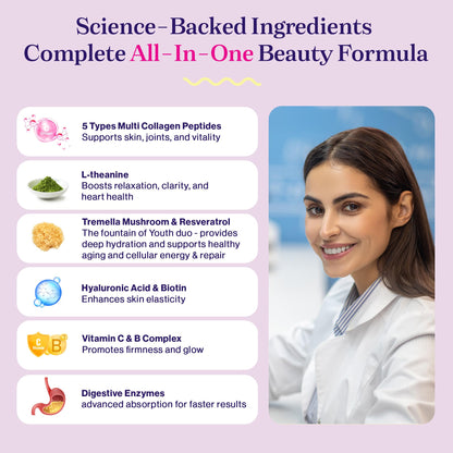 Fuel Multi Collagen Peptides Powder – 20g Hydrolyzed Collagen Types I, II, III, V & X – Hair, Skin, Nails & Joint Support – Keto & Gluten Free – Unflavored – 40 Servings (16.64oz)