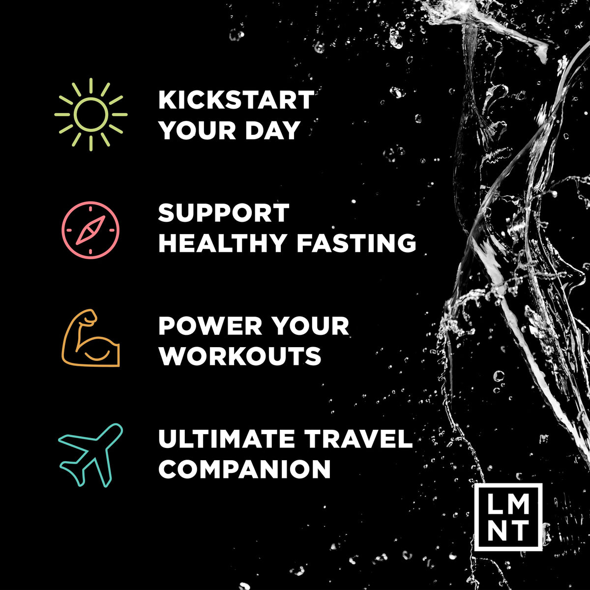 LMNT Zero-Sugar Electrolytes - Variety Pack Bundle - Hydration Powder Packets