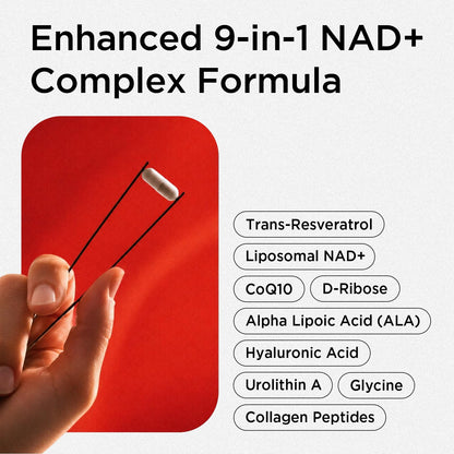 NAD+ Supplement for Women - NMN Alternative with β-NAD+, Trans-Resveratrol, CoQ10, D-Ribose - Promotes Cellular Renewal, Energy, and Radiant Skin Health - 60 Capsules Advanced