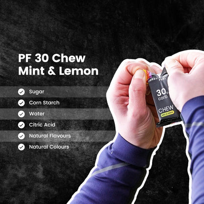 Precision Fuel PF30 Chew Energy Chews - Carbohydrate Fuel for Endurance, Lightweight & Portable, 30g Carbs - Ideal for Long Runs, Rides & Workouts -Original Flavour (15 Chews)