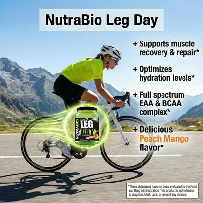 NutraBio Leg Day Intra Workout Powder – Advanced Carb Supplement with Cluster Dextrin & Electrolytes – Carb Powder with EAAs/BCAAs – Cyclic Dextrin for Performance – Cherry Lime, 20 Servings