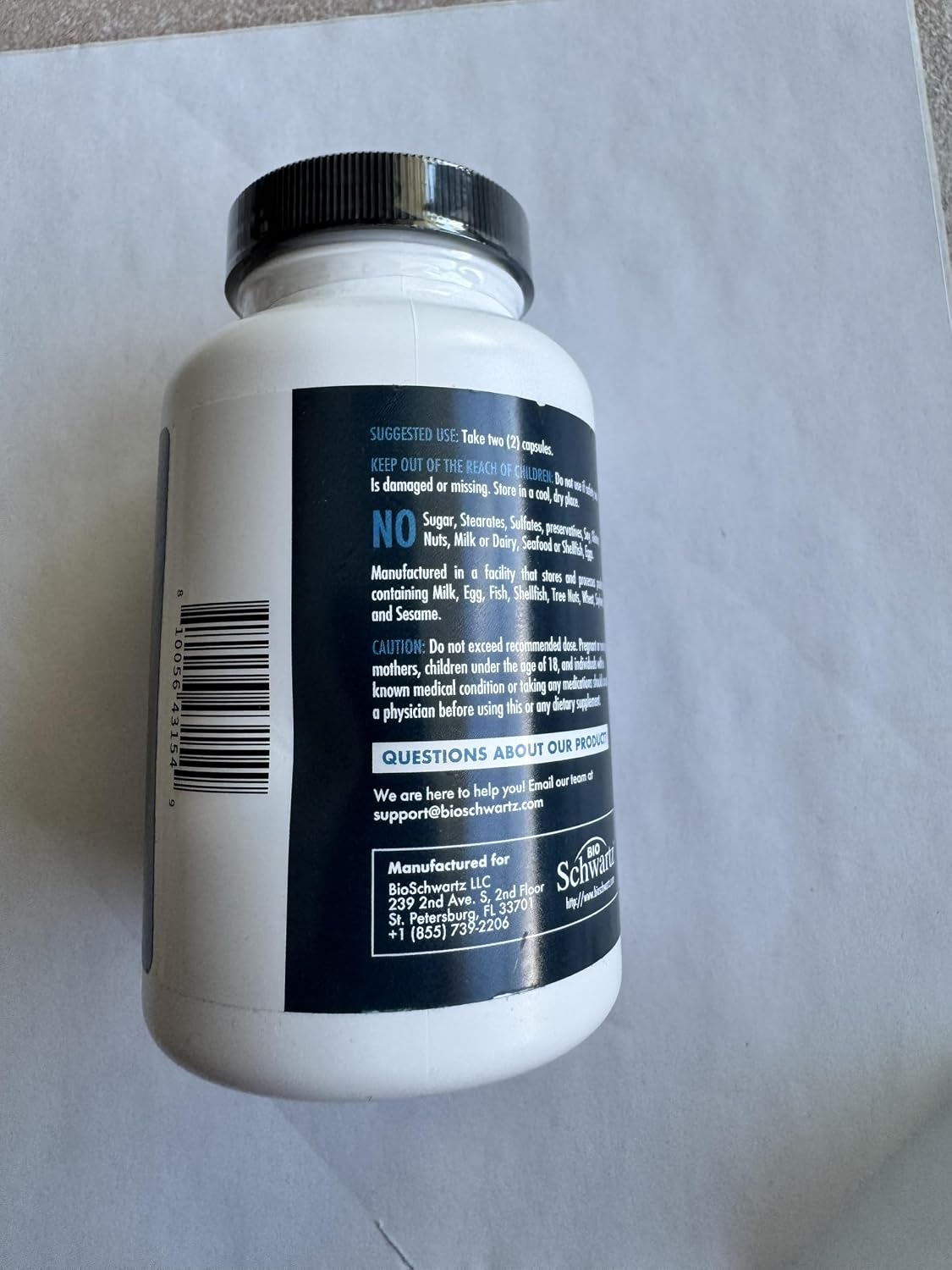 Sea Moss Black Seed Oil Ashwagandha Ginger - 120 Sea Moss Capsules