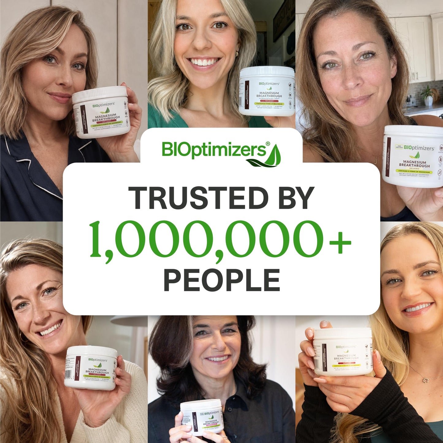 BIOptimizers Magnesium Breakthrough Drink - 8 Forms of Magnesium, Electrolytes, Sleep Health, Stress, Muscle Recovery, Heart Support | Glycinate, Citrate, Malate- Raspberry Lemon