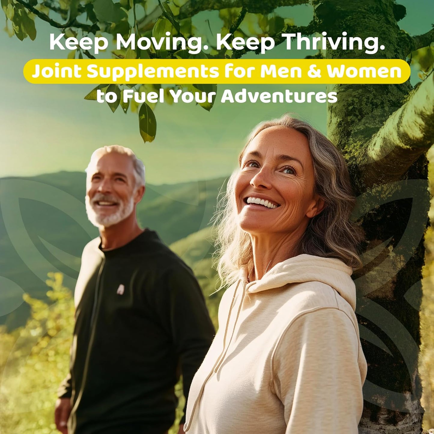 Motion Bliss | Joint Supplements for Men & Women with NEM | Joint Health Support, NEM, Calcium, Boswellia Serrata Extract, Collagen. 30 Days Supply. Citrus Zest Flavor
