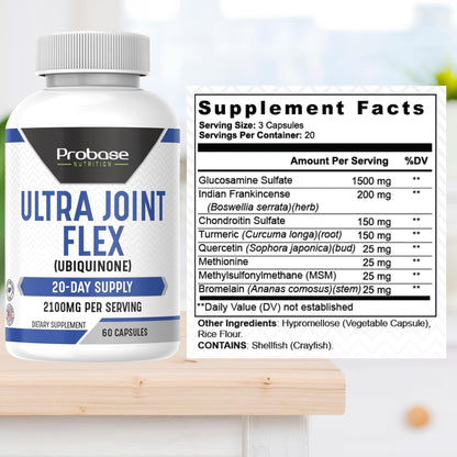 Probase Nutrition Ultra Joint Flex 60 Capsules 20-Day Supply