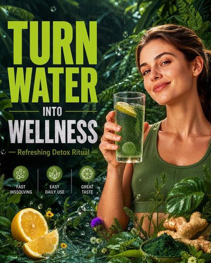 Detox Effervescent Tablets - All-in-One Daily Cleanse & Liver Support Drink with Milk Thistle, NAC, Activated Charcoal, Digestive Enzymes & Electrolytes - Fizzy Lemon Flavor, 30 Count