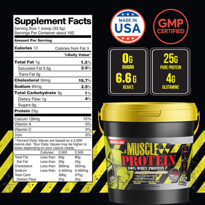 COLOSSAL LABS Muscle Growth Whey Protein [12 lbs/Pack of 1]–Peanut Butter Chocolate