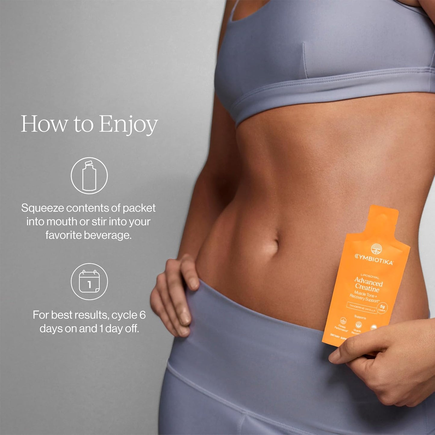 CYMBIOTIKA Liposomal Creatine 5g for Muscle Recovery & Performance