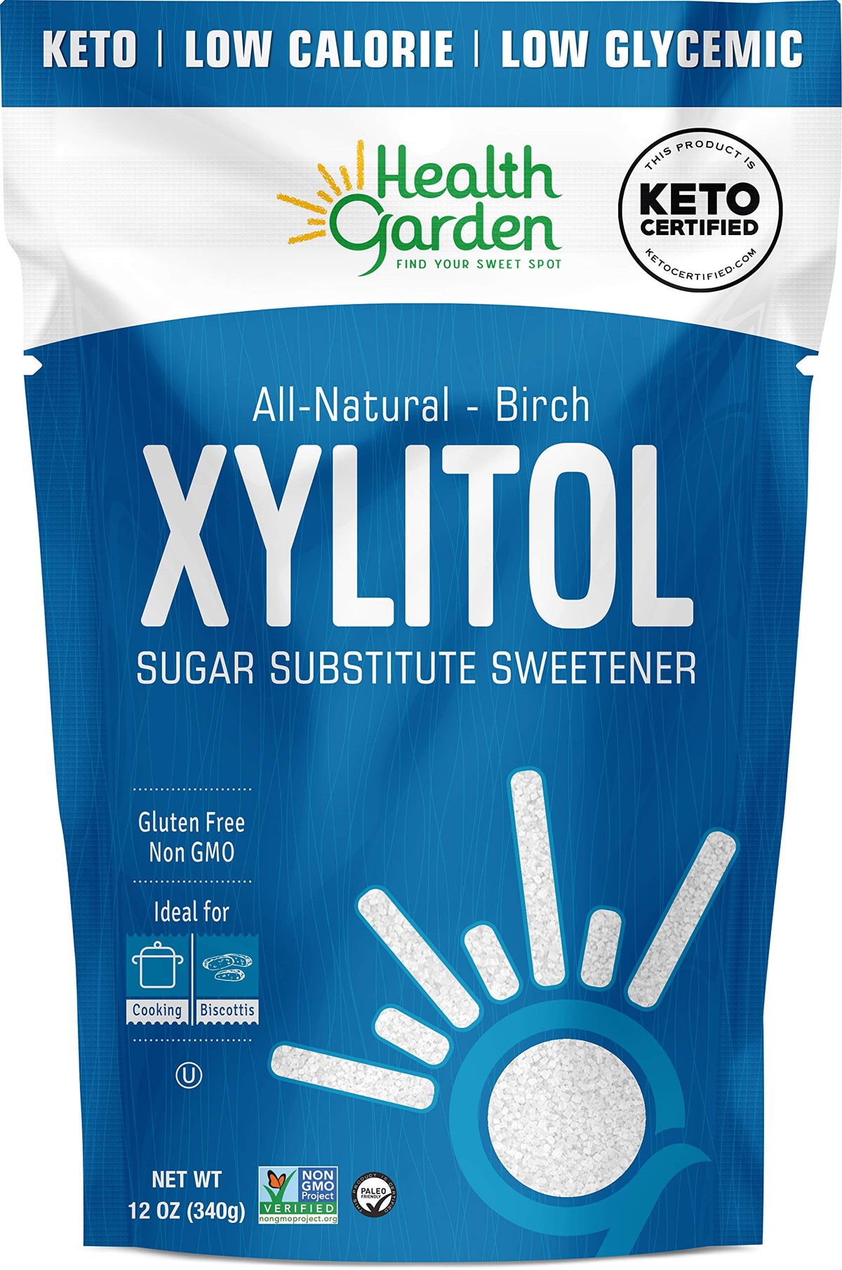 Health Garden Birch Xylitol Sweetener - Xylitol Sugar Substitute - 15 oz