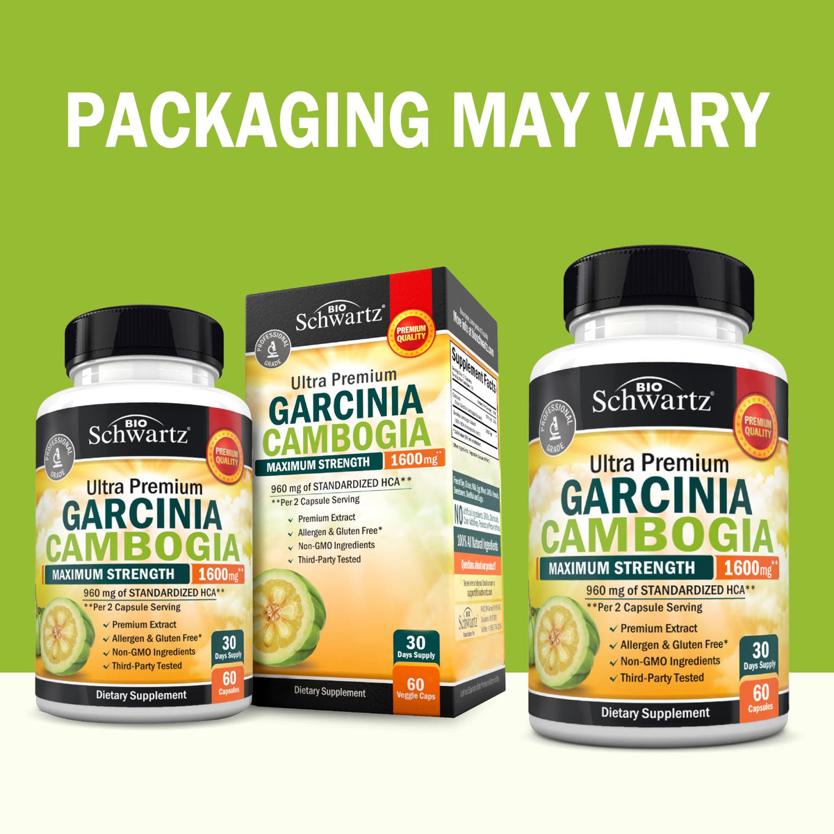 Garcinia Cambogia Weight Loss Pills with 1500mg HCA Pure Extract, 90ct
