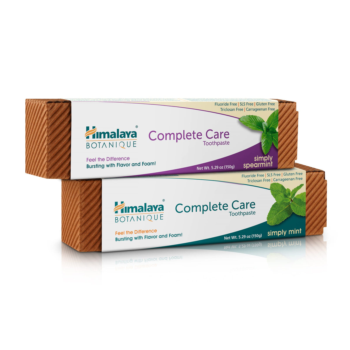 Himalaya Botanique Complete Care Toothpaste, Herbal Variety 4 Pack, 5.29 oz