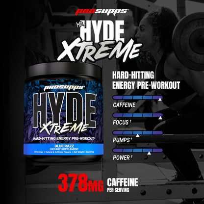 ProSupps Mr. Hyde Xtreme Pre Workout Powder with Creatine, Beta Alanine & Caffeine – Extreme Energy, Pumps, Focus & Performance - Fitness & Gym Supplements for Men & Women (Pixie Dust, 30 Servings)