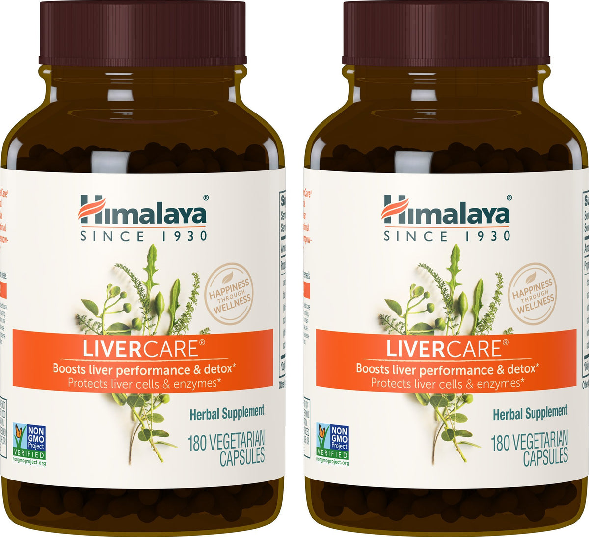Himalaya LiverCare For Liver Support, 375 mg, 180 Capsules, 90 Day Supply