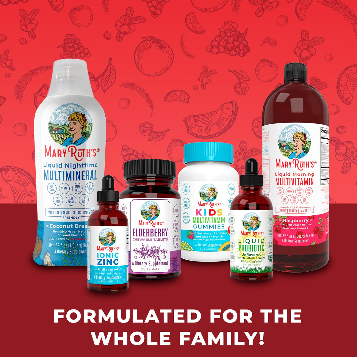 MaryRuth's Apple Cider Vinegar Gummies | ACV Gummies for Immune Support | Vegan