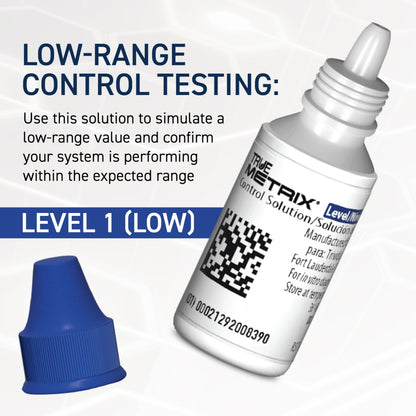 TRUE METRIX Control Solution Bundle, Level 1, 2, 3 Solutions | Solutions and TRUEplus Log Book, for Use with TRUE METRIX Blood Glucose Test Strips, Use to Confirm System Works Correctly