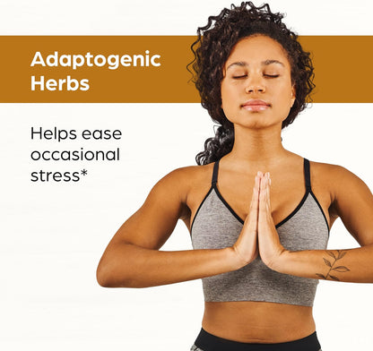 Organic 4in1 Ashwagandha w/Zinc & Organic Turmeric Curcumin w/Bioperine Black Pepper Extract| Supports Immune System| Non-GMO