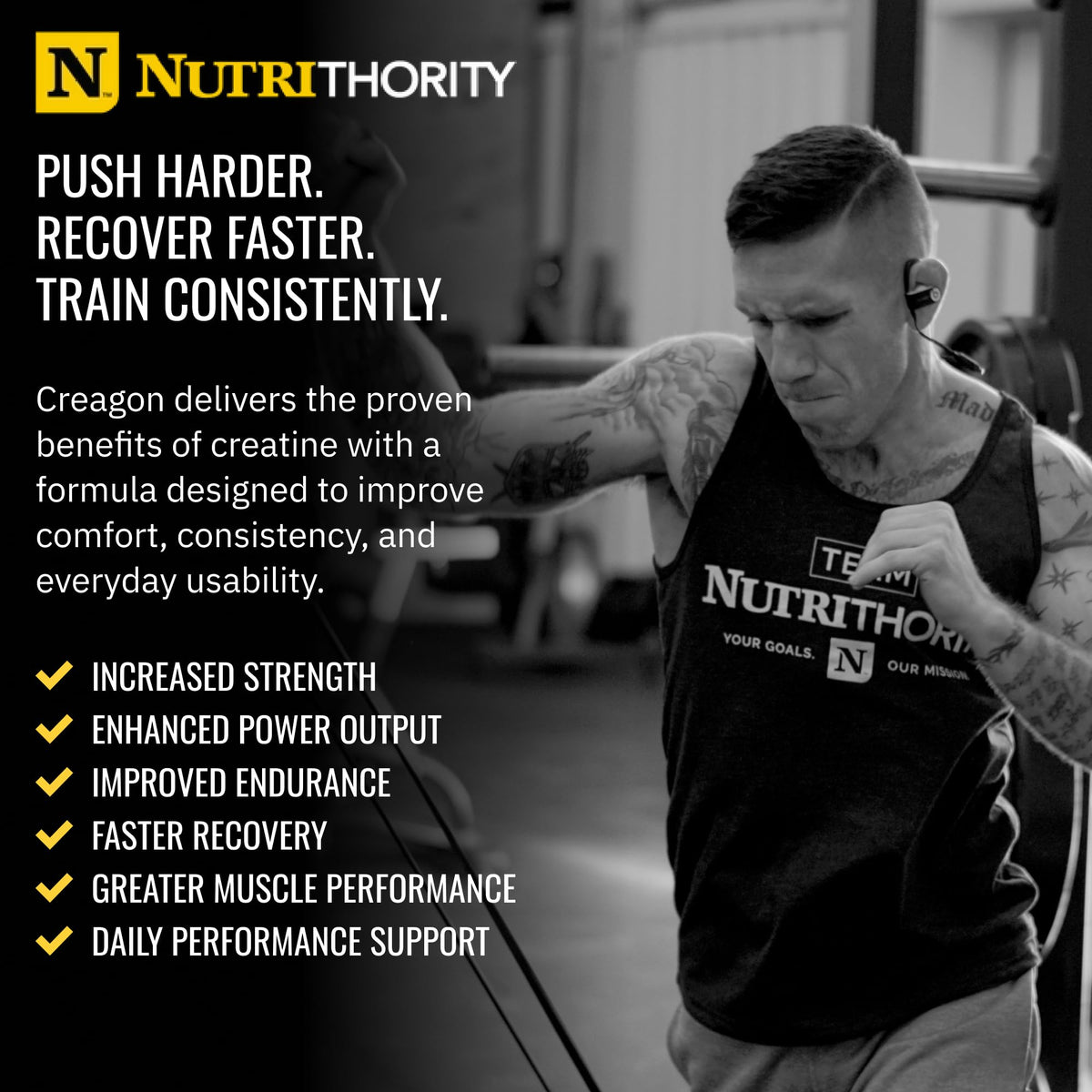 Nutrithority - Creagon Creatine Powder Complex (Orange Mango)