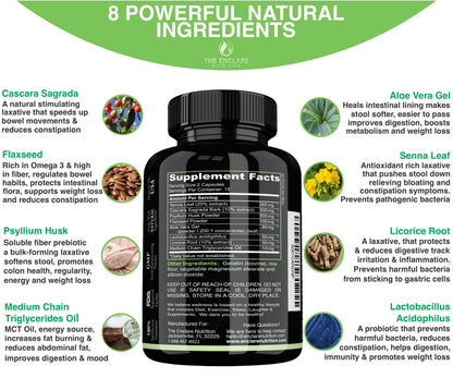 Colon Cleanse Fast-Acting Colon Cleanser Detox. Healthy Bowel Movement