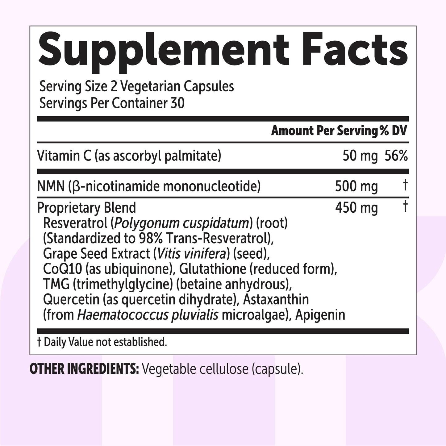 Micro Ingredients NMN Complex 1000mg Per Serving, 120 Veggie Capsules | 10-in-1 with Nicotinamide Mononucleotide, Resveratrol, CoQ10, Quercetin & Glutathione | NAD+ Supplement Precursor | Filler Free
