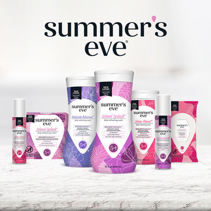 Summer's Eve Blissful Escape Daily Refreshing Feminine Wipes, Removes Odor, pH balanced, 32 Count