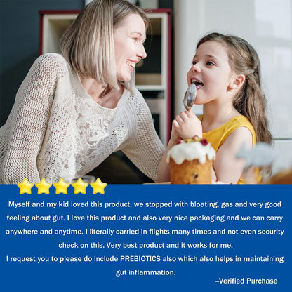 ZEBORA Probiotics for Women, Men and Kids, Prebiotics and Probiotics Powder