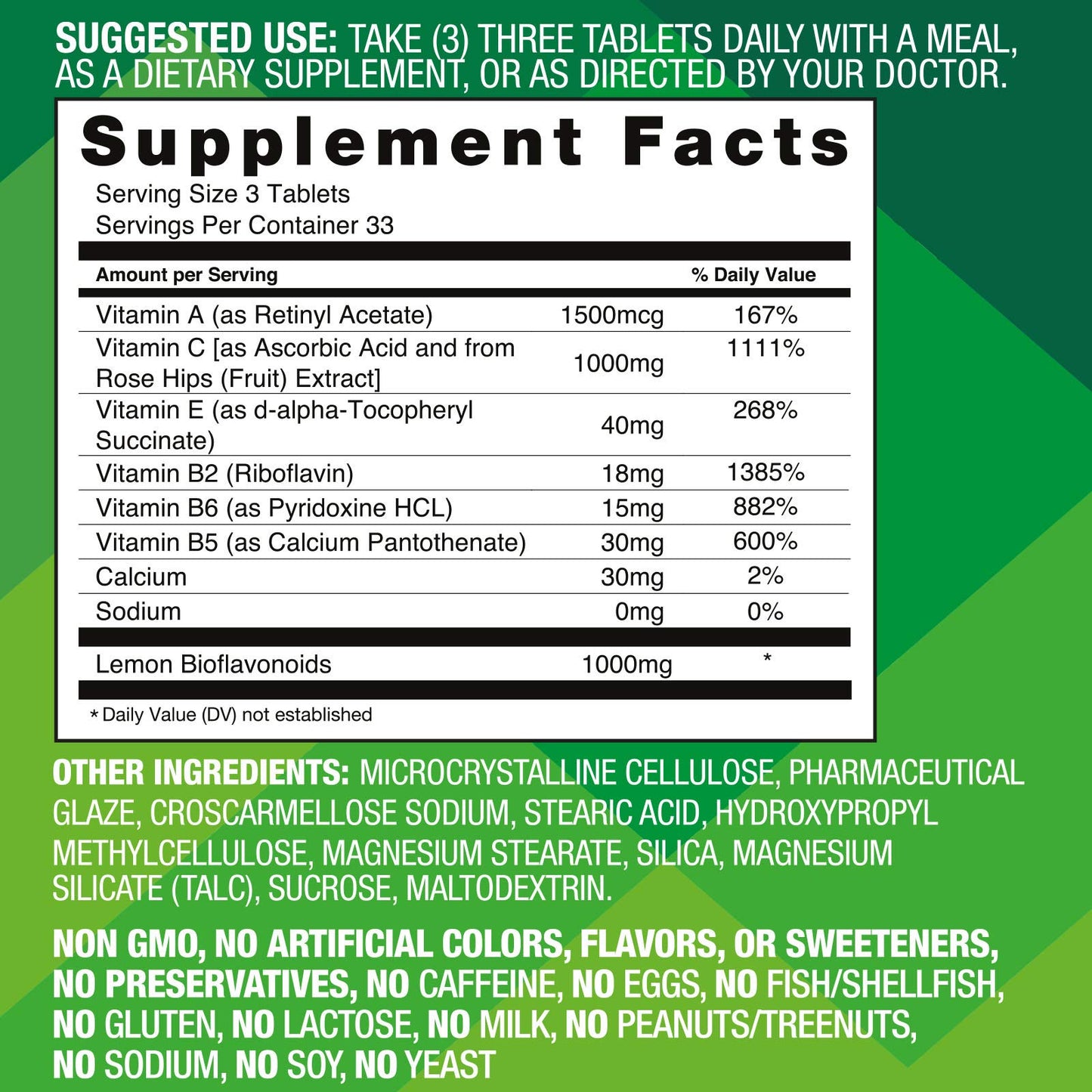 Basic Brands Aller Vite Nasal Support Tablets, 100 Tablets | Seasonal Allergy Relief, High Bioflavonoid Complex with Vitamins and Calcium, Gluten Free, Daily Supplement