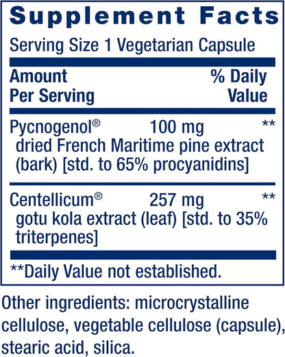 Life Extension Arterial Protect - Blood Pressure Supplement for Heart Health - with gotu kola and Pycnogenol Dried French Maritime Pine bark extracts - Gluten-Free, Non-GMO, Vegetarian - 30 Capsules | Cardiovascular Health Supplement for Circulatory, Endo