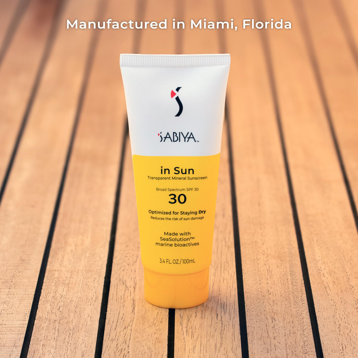 In The Water Mineral Sunscreen SPF 50, Broad Spectrum Zinc Oxide, Daily Sun Protection for Face and Body, Lightweight Formula with SeaSolution™, 3.4 oz