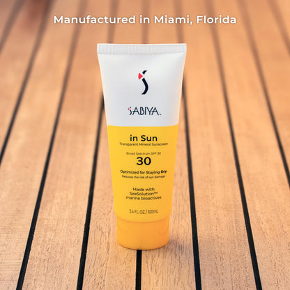 In The Water Mineral Sunscreen SPF 50, Broad Spectrum Zinc Oxide, Daily Sun Protection for Face and Body, Lightweight Formula with SeaSolution™, 3.4 oz