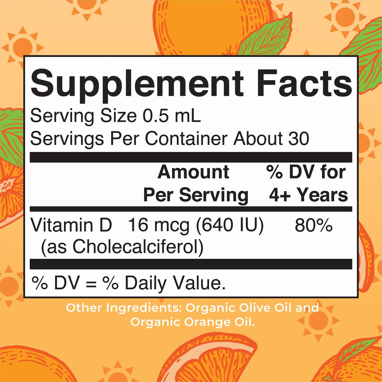 MARYRUTH'S Vitamin D3 Liquid Drops | Megadose 4000 IU | USDA Organic Liquid Vitamin D Spray for Adults & Kids | Immune Support & Bone Health | Vegan | Gluten Free | Non-GMO | 30 Servings