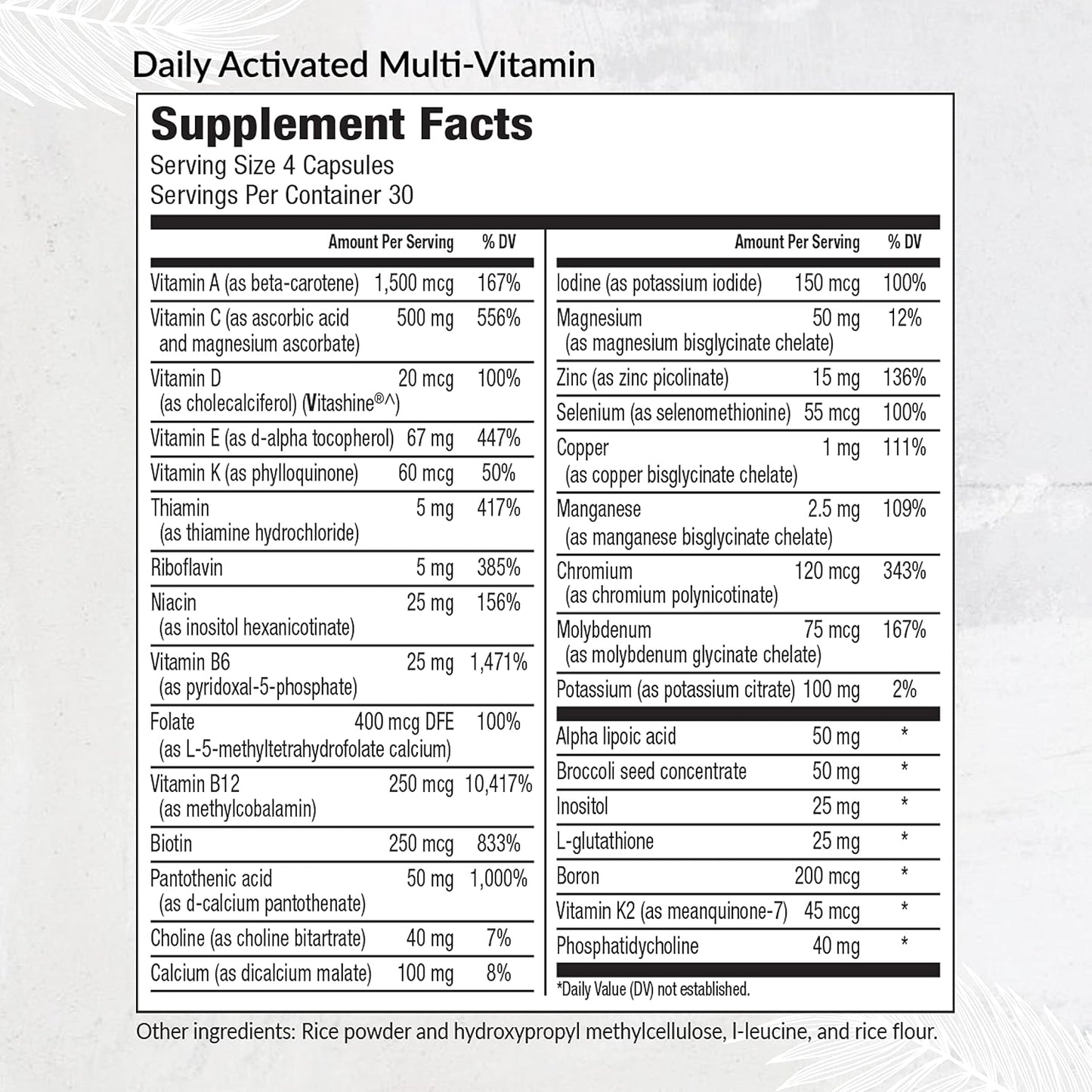 Equilife - Activated B Complex (60 ct.), Full Spectrum Magnesium (180 ct.), Daily Activated Multi-Vitamin (30 Servings)