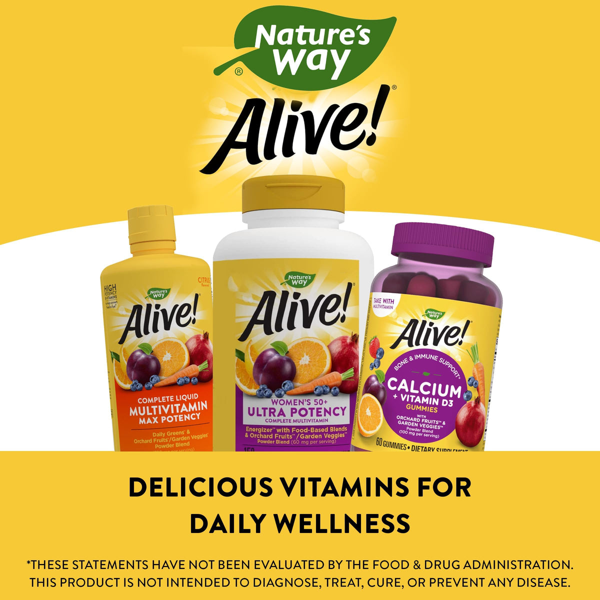 Nature’s Way Alive! Women’s 50+ Ultra Potency Complete Multivitamin