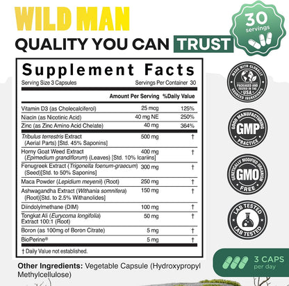 Wild Foods Herbal Stack for Man