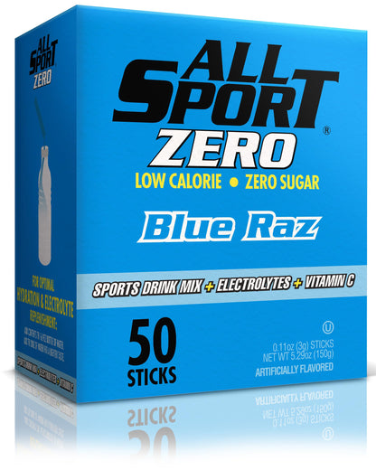 All Sport Zero Powder Sticks, Sugar Free, Strawberry Banana, 50 Count